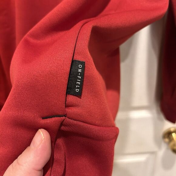 Nike Arizona Cardinals Sweatshirt Crewneck Red Womens Large Therma Fit On Field‎ - Picture 7 of 10